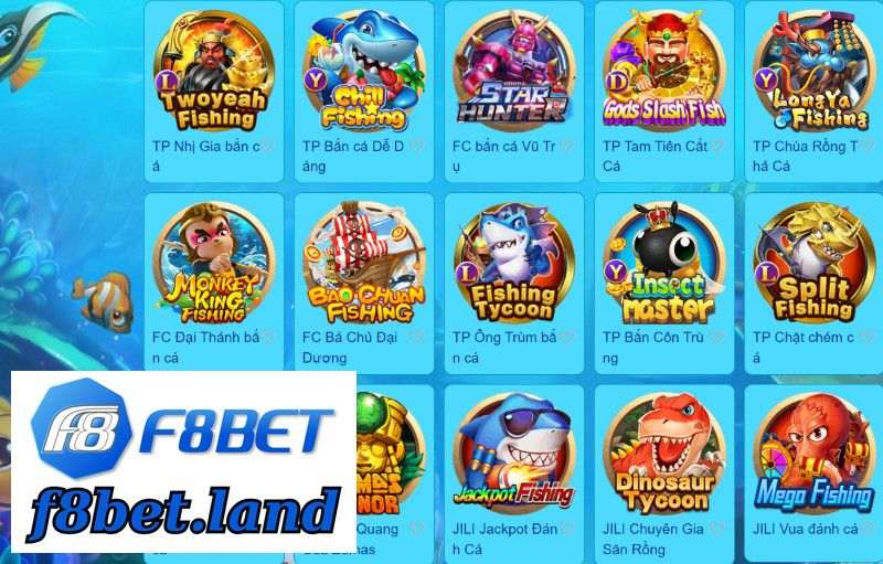 Sảnh Bắn Cá Tại Nhà Cái F8bet