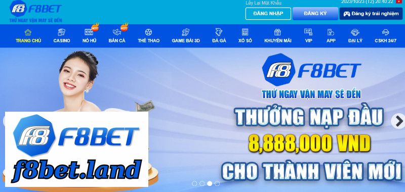 Tiền chào mừng thành viên mới tại F8BET cực cao